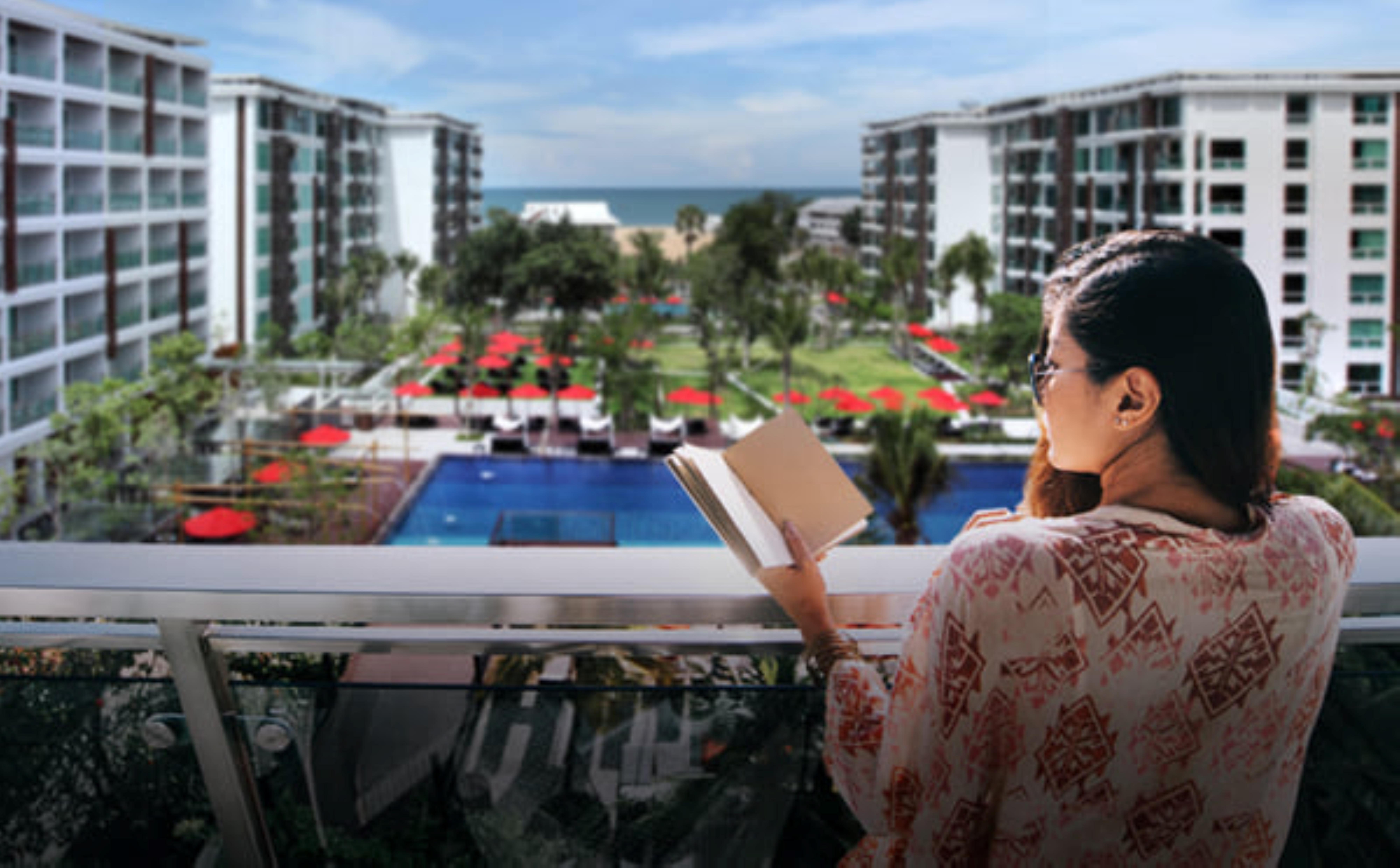 Amari Hua Hin - SHA Extra Plus Bagian luar foto View from the balcony